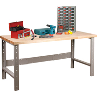 Pre-Designed Workbench, Top & Legs Only, 2500 lbs. Cap., 72" W x 30" D, 34" H Nia-Chem Ltd.