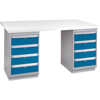 Pre-Designed Workbench, 72" W x 30" D x 34" H, 2500 lbs. Capacity Nia-Chem Ltd.