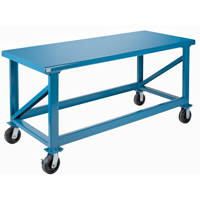 Extra Heavy-Duty Workbenches - All-Welded Benches, Steel Surface Nia-Chem Ltd.
