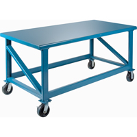 Extra Heavy-Duty Workbenches - All-Welded Benches, Steel Surface Nia-Chem Ltd.