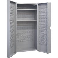Deep Door Combination Cabinet, 38" W x 24" D x 72" H, Grey Nia-Chem Ltd.