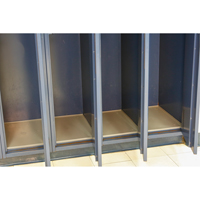 Locker Base Insert, Fits Locker Size 12" x 18", Dark Grey, Plastic FL591 | Nia-Chem Ltd.
