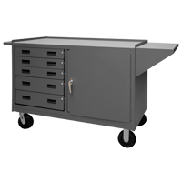 Armoire d'&eacute;tabli mobile, Acier Surface Nia-Chem Ltd.
