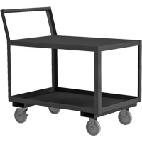 Chariot de service avec surface surbaiss&eacute;e, 2 niveaux, 18-1/4" la x 33" p x 37-1/2" h, 1200 lb Cap Nia-Chem Ltd.