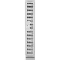 Clean Line Lockers, 12" x 15" x 76", Steel, Grey, Rivet (Assembled), Perforated Nia-Chem Ltd.