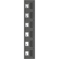 Petits casiers &eacute;conomiques assembl&eacute;s et perfor&eacute;s Clean Line, 6 niveaux, 18" x 72" x 12", Acier Nia-Chem Ltd.