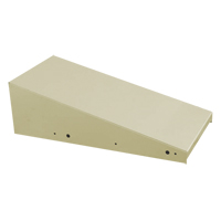 Clean Line Economy Lockers Slope Top, 4 Bank, 18" D x 48" W x 6" H, Beige, Steel Nia-Chem Ltd.