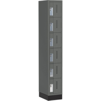 Casiers robustes Concorde, 6 niveaux, 12" x 18" x 76", Acier, Charbon, Soud&eacute; (assembl&eacute;) Nia-Chem Ltd.