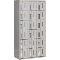 Concorde Heavy-Duty Lockers, 6 -tier, Bank of 3, 36" x 18" x 72", Steel, Grey, Welded (Assembled) Nia-Chem Ltd.