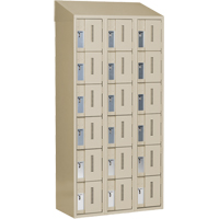 Concorde Heavy-Duty Lockers, 6 -tier, Bank of 3, 36" x 18" x 78", Steel, Beige, Welded (Assembled) Nia-Chem Ltd.