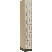 Casiers robustes Concorde, 6 niveaux, 12" x 18" x 76", Acier, Beige, Soud&eacute; (assembl&eacute;) Nia-Chem Ltd.