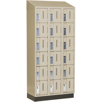 Concorde Heavy-Duty Lockers, 6 -tier, Bank of 3, 36" x 18" x 82", Steel, Beige, Welded (Assembled) Nia-Chem Ltd.