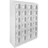 Assembled Clean Line™ Perforated Economy Lockers FL356 | Nia-Chem Ltd.