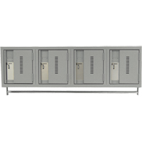 Casiers muraux robustes, Bloc de 4, 18" x 12" x 12", Acier Nia-Chem Ltd.