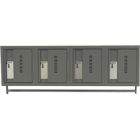 Casiers muraux robustes, Bloc de 4, 18" x 12" x 12", Acier Nia-Chem Ltd.