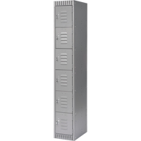 Casiers, 6 niveaux, 12" x 18" x 72", Acier, Gris, D&eacute;mont&eacute; Nia-Chem Ltd.