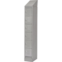 Casiers, 6 niveaux, 12" x 18" x 86", Acier, Gris, D&eacute;mont&eacute; Nia-Chem Ltd.
