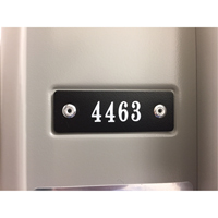 Locker Plate Numbers FL639 | Nia-Chem Ltd.