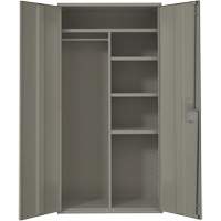 Armoire de rangements combin&eacute;s, Acier, 6 Tablettes, 72" h x 36" la x 18" P, Gris Nia-Chem Ltd.