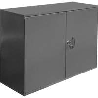 Abrasive Accessory Cabinet, Steel, 2 Drawers, 33-3/4" x 11-7/8" x 23-7/8", Grey Nia-Chem Ltd.