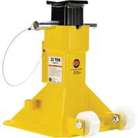 EZ-Wheel Jack Stand, Locking Pin, 22 Tons Capacity, 13-1/2" - 20" H Nia-Chem Ltd.
