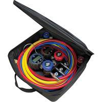 Jeu de manom&egrave;tres manifold compact Mini-Fold – S&eacute;rie noire Nia-Chem Ltd.