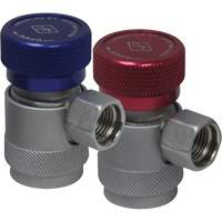 Coupleur rapide manuel R134a c&ocirc;t&eacute; haute pression avec verrouillage de s&eacute;curit&eacute; Nia-Chem Ltd.