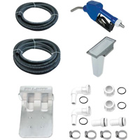 Pompe de transfert de fluide d'&eacute;chappement diesel (DEF) 115 V CA avec support pour cuve GRV et pistolet Nia-Chem Ltd.
