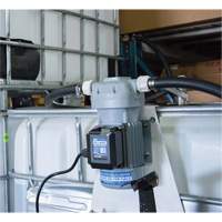 Pompe de transfert de fluide d'&eacute;chappement diesel (DEF) 115 V CA avec support pour cuve GRV et pistolet Nia-Chem Ltd.