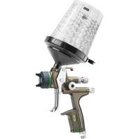 Pistolet de peinture de premi&egrave;re qualit&eacute; pour peinture automobile avec psi num&eacute;rique X5500 HVLP 1,2 I RPS D, Entr&eacute;e d'air 1/4" NPT, 15,19 pi³/min, Capacit&eacute; 0,6 L/0,9 L, 0,17 psi Nia-Chem Ltd.
