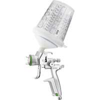Pistolet de peinture de premi&egrave;re qualit&eacute; 4400?B HVLP?1,0 SR avec godet RPS 0,3?L, pour les retouches de finitions automobiles, Entr&eacute;e d'air 1/4" NPT, 4,24 pi³/min, Capacit&eacute; 0,3 L, 0,14 psi Nia-Chem Ltd.