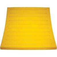 Wheel Chock, Polyurethane, Yellow, 15-1/4" W x 12-1/8" D x 10-3/4" H Nia-Chem Ltd.