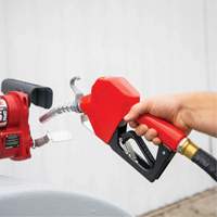 Pistolet de distribution automatique rouge pour essence Nia-Chem Ltd.