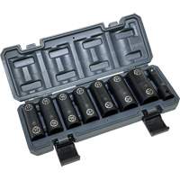 Double-Ended Hex & Twist Socket Set with Case, 8 Pieces, 1/2" Drive Size Nia-Chem Ltd.