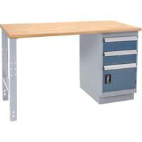 Industrial-Duty Workbench, Door w/ Drawer Combination, 1000 lbs Cap., 72" W x 30" D, 34" H Nia-Chem Ltd.
