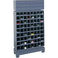 Unit&eacute; de stockage modulaire pour petites pi&egrave;ces, Acier, 18 tiroirs, 33-3/4" x 12-1/4" x 58-5/8", Gris Nia-Chem Ltd.