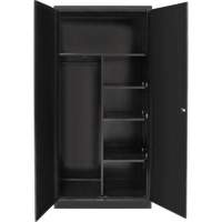 Armoire de rangement combin&eacute;e, 36" la x 18" p x 72" h, Noir Nia-Chem Ltd.