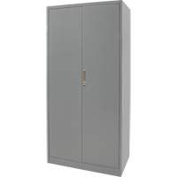 Hi-Boy Storage Cabinet, Steel, 4 Shelves, 72" H x 36" W x 18" D, Grey Nia-Chem Ltd.