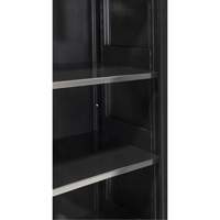 Armoire de rangement Hi-Boy, Acier, 4 Tablettes, 72" h x 36" la x 18" P, Noir Nia-Chem Ltd.