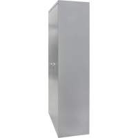 Wardrobe Storage Cabinet, Steel, 36" W x 18" D x 72" H, Grey Nia-Chem Ltd.