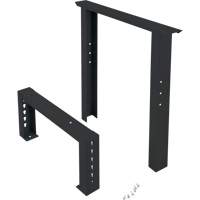 Pattes d'&eacute;tabli pour service industriel, Acier, 24" p x 34" h, Simple Nia-Chem Ltd.