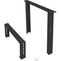 Pattes d'&eacute;tabli pour service industriel, Acier, 30" p x 34" h, Simple Nia-Chem Ltd.