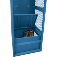 Gear Locker, Steel, 24" W x 18" D x 72" H, Dark Blue Nia-Chem Ltd.
