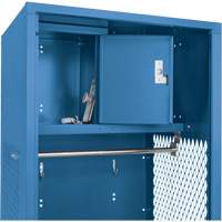 Gear Locker, Steel, 24" W x 18" D x 72" H, Dark Blue Nia-Chem Ltd.