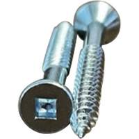 Flat SOC Wood Screws, #10 x 2" L, Zinc Plated Nia-Chem Ltd.