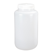 Wide-Mouth Bottles, Round, 1/2 gal., Plastic HB037 | Nia-Chem Ltd.