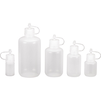 Narrow-Mouth Bottles, Round, 1/2 oz., Plastic HB233 | Nia-Chem Ltd.
