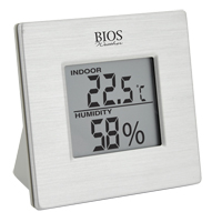Indoor Thermometers for Humidity & Temperature, Contact, Digital, -58-158°F (-50-70°C) Nia-Chem Ltd.