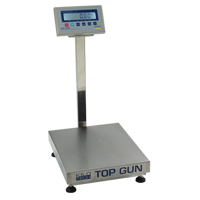 Top Gun Electronic Platform Scales, 18" L x 12" W, 150 lbs. Capacity Nia-Chem Ltd.