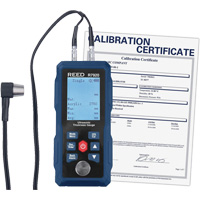 Thickness Gauge with Calibration Certificate, Digital Display, Ultrasound, 0.04" - 11.8" (1 mm - 300 mm) Range ID027 | Nia-Chem Ltd.